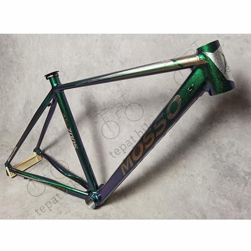 Frame Sepeda mosso Roadbike 736 TCA ALU 7005 - Bentley Green, 49cm