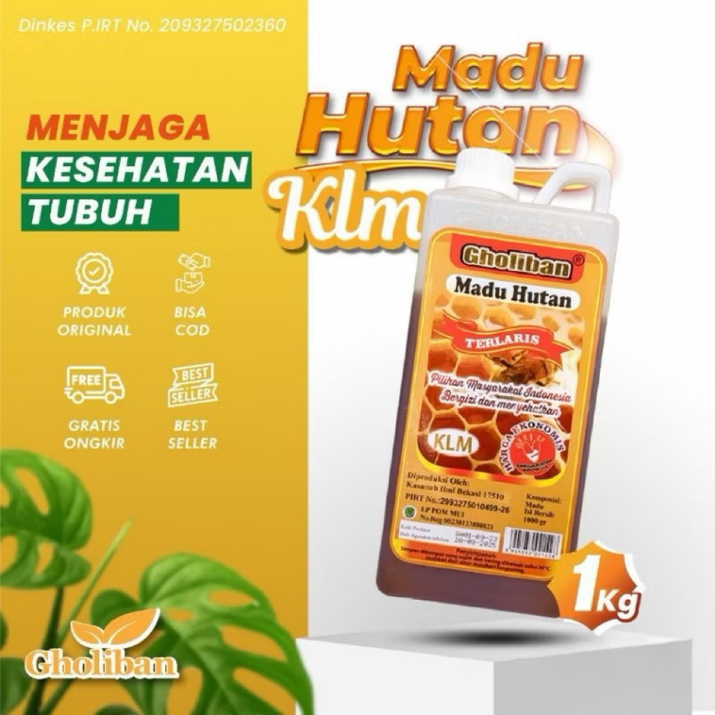 

RATU Madu Hutan KLM Gholiban 1 Kg Terlaris