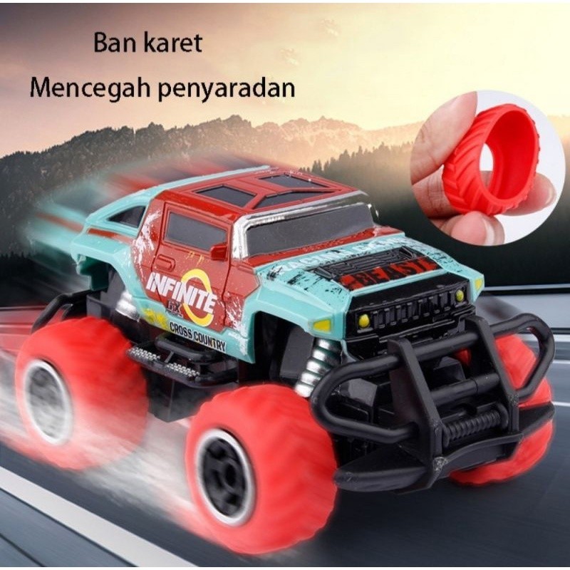 PGTOYS Mainan Mobil Remote Kontrol RC Mobil Jeep Off Road Car Toys Rock Crawler Mini Climber SNI