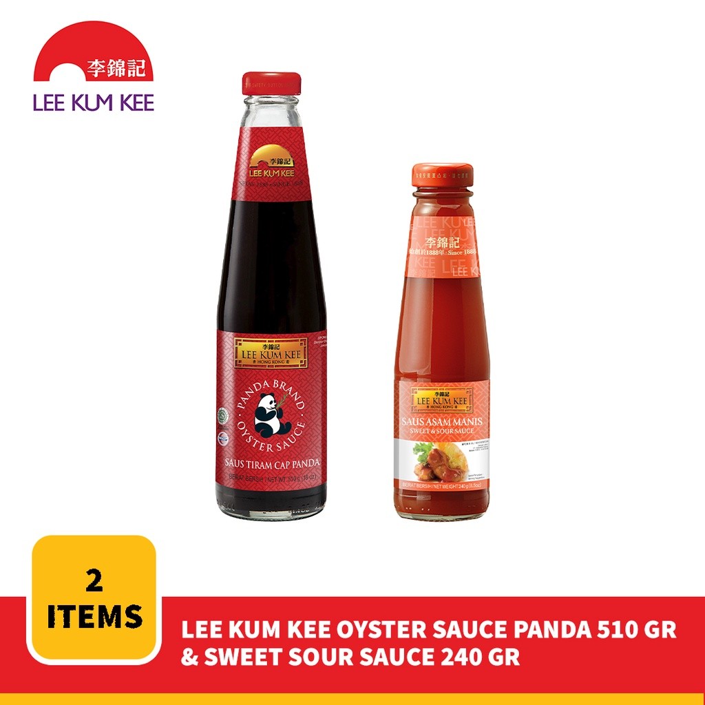 

LEE KUM KEE Saus Tiram Oyster Sauce Panda & Saus Asam Manis Sweet & Sour Sauce
