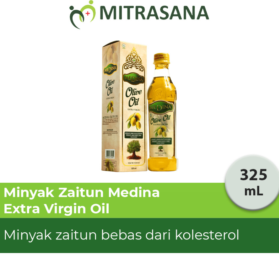 

Minyak Zaitun Medina 325 Ml - Extra Virgin Oil
