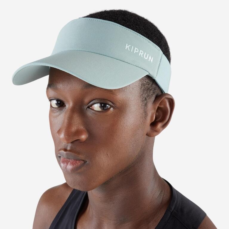 Decathlon KIPRUN Topi Visor Dewasa V2 - Hijau - 8913273