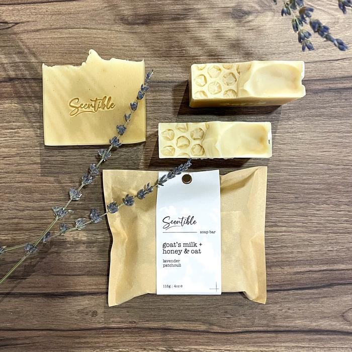 

Sabun Batang 115gr. - Goat's Milk, Honey & Oat.