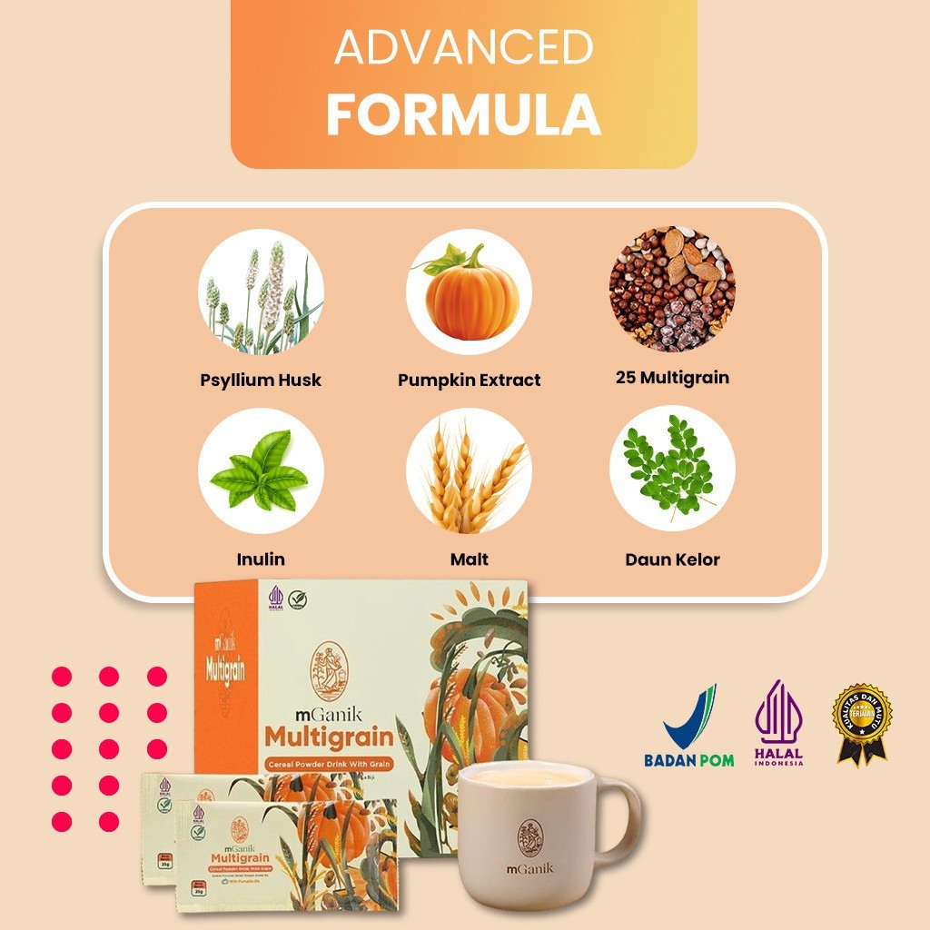 

mGanik - Metafiber Multigrain Labu Yuzu 1 Box