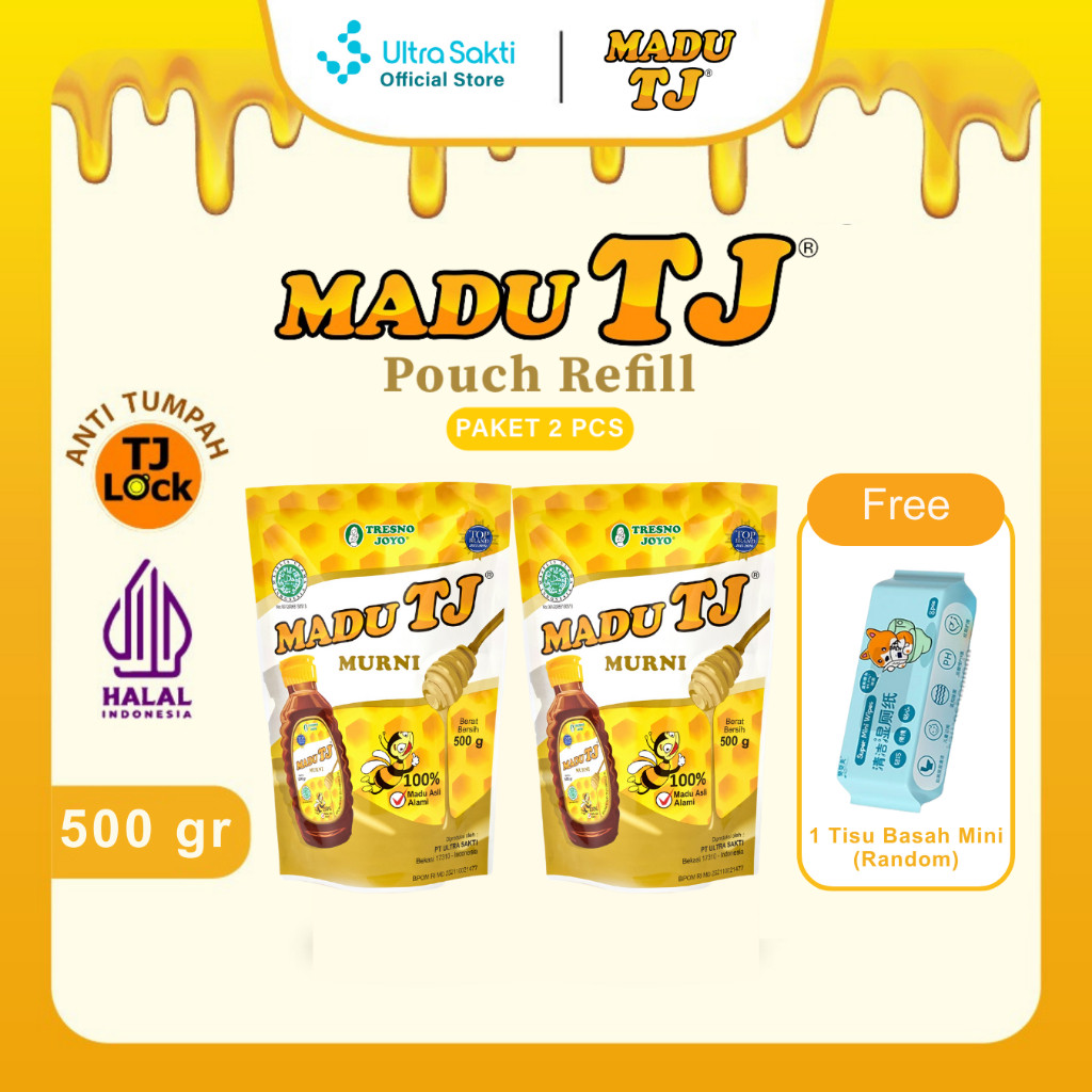 

Paket 2 Madu TJ Murni 500gr Rill Pouch
