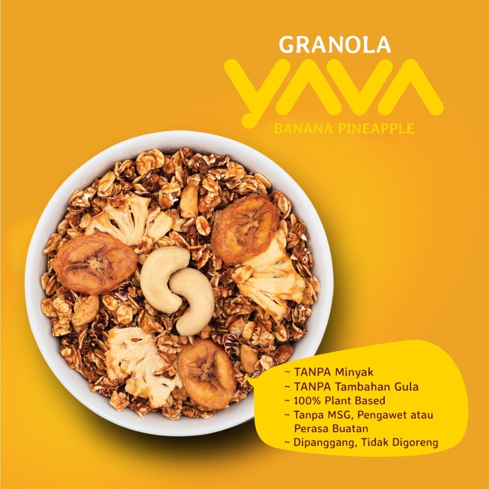 

YAVA Granola Banana Pineapple 400g