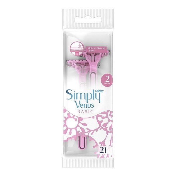 GILLETTE SIMPLY VENUS 2S