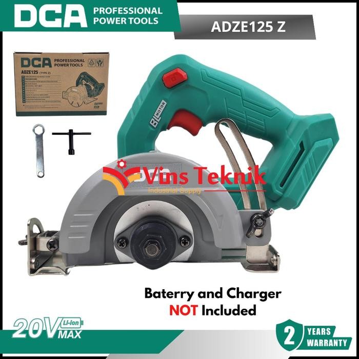 Cordless Marble Cutter Mesin Potong Keramik Tille Cutter Baterai DCA ADZE125 Z