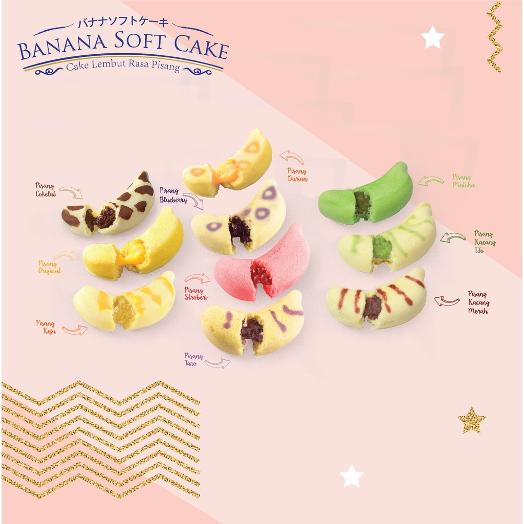 

Pondan Banana Soft Cake - Banyak Rasa, Tahan Lama