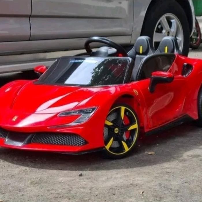 Spryz Toys - Mainan Mobil Aki Anak Anak Pmb 6188 Ferrari Varsa