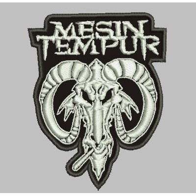 BCP-491 PATCH BORDIR MESIN TEMPUR LOGO AKSESORIS