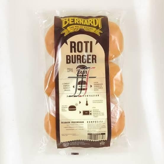 

JTTOP" BERNARDI ROTI BURGER POLOS BESAR - ISI 6 PCS