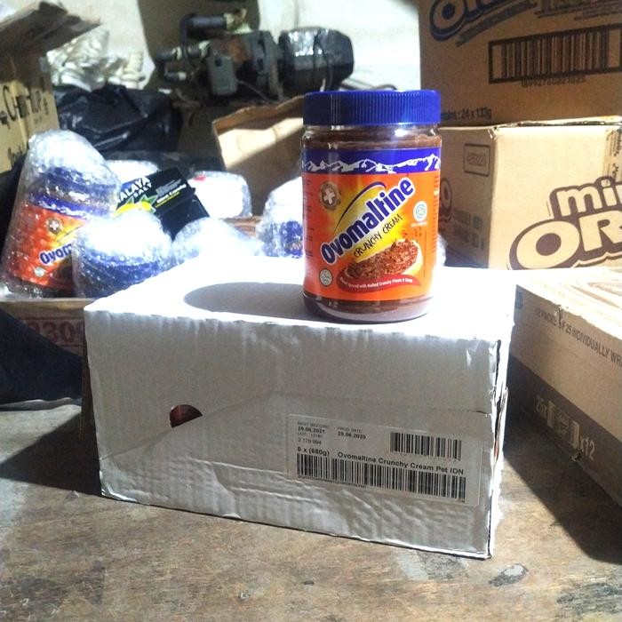 

JTTOP" OVOMALTINE CRUNCHY 680GR ~ 1 BOX : 6 X 680G
