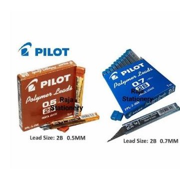 

PILOT PENCIL LEAD 2B 0.5MM 0.7MM ISI PENSIL MEKANIK PILOT PPL5 0.5 2B 0.7 LUSIN BOX PPL-5 [12PCS]