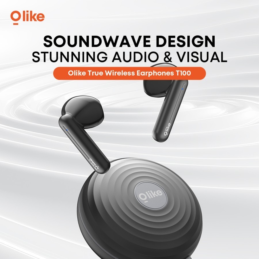 RB2233 (Free Handsfree U19) OLIKE T100 TWS Earphone In Ear Headset HIFI Wireless Bluetooth 5.3