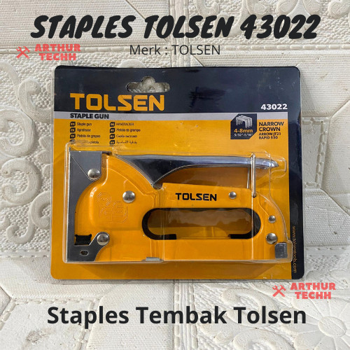 

TOLSEN Gun Tacker Staples Tolsen 43022 Staples Tembak Tolsen Original