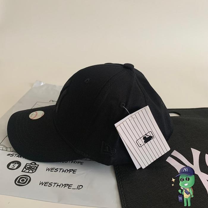 Topi Ny Mlb Cap Full Black #Gratisongkir #Sale #Discount
