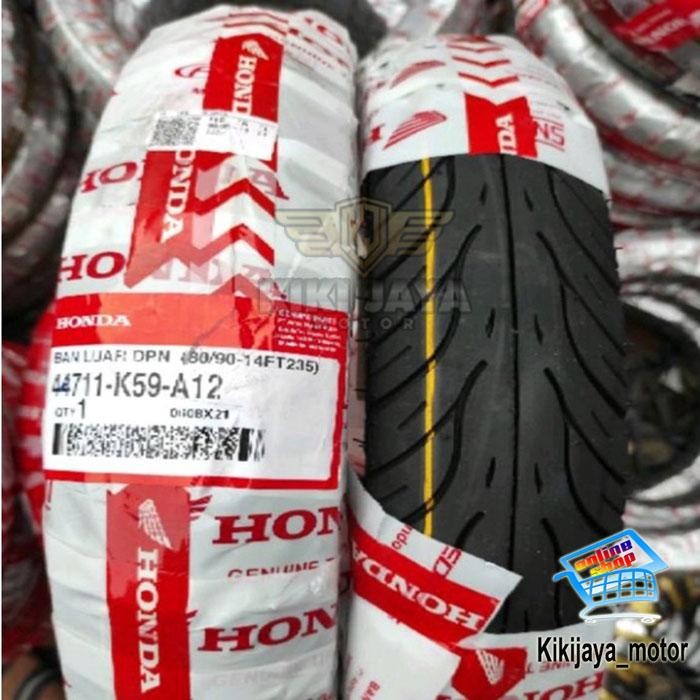 Ban Motor Honda 80/90-14 Tubeless Ban Depan Beat Vario