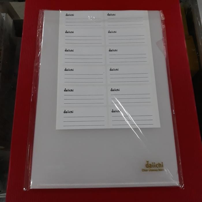 

MAP L CLEAR HOLDER CLEAR SLEEVES A4 9001 DAIICHI