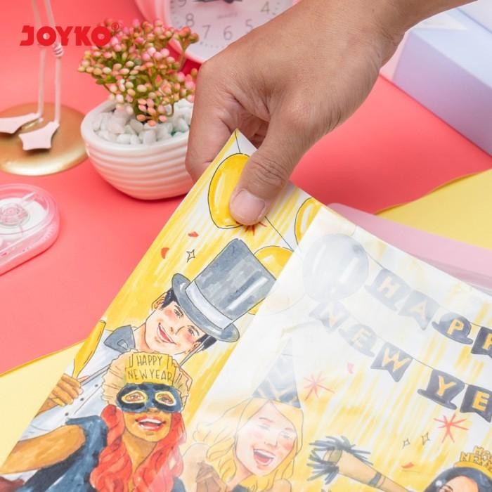 

DOCUMENT KEEPER CLEAR HOLDER MAP FILE DOKUMEN FOLDER JOYKO F4 PASTEL