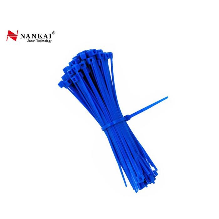 

KABEL TIES BIRU UKURAN 25 CM - ISI 100 PCS NANKAI