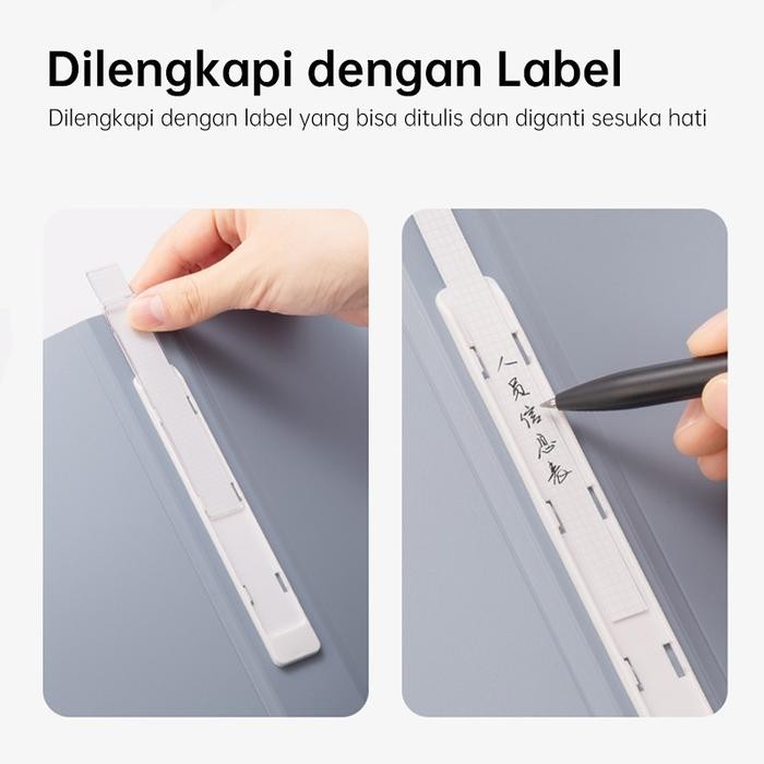 

NUSIGN DISPLAY BOOK / FILE MAP CLEAR HOLDER / DOCUMENT KEEPER A4 NS16X