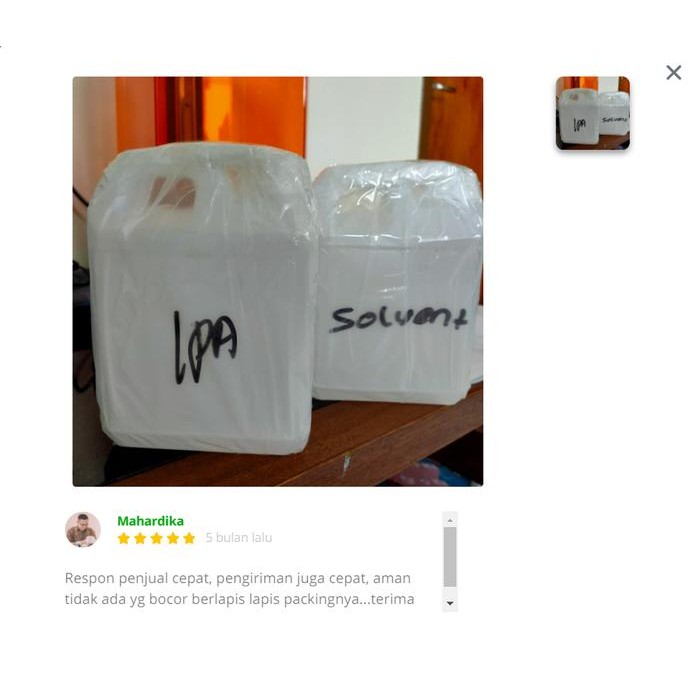 ISOPROPYL ALCOHOL / ALKOHOL DISINFEKTAN / ISOPROPIL ALKOHOL / IPA