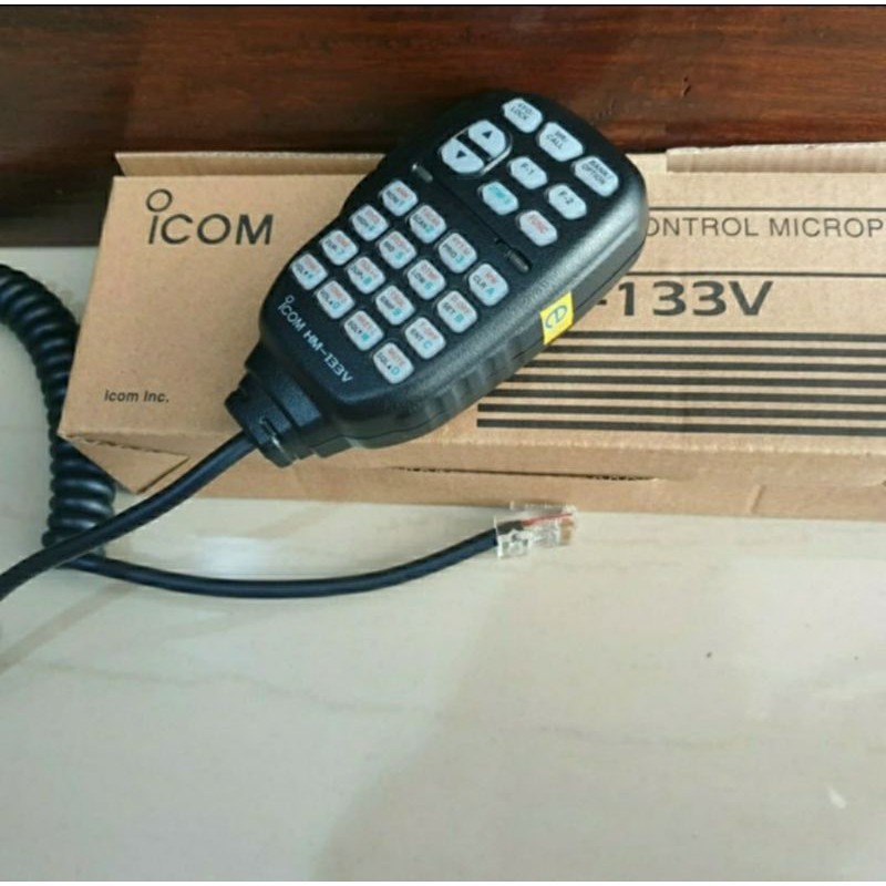 EXTRA MIK HM-133V ICOM HM 133 PTT MIK RIG ICOM IC-2300H IC-V8000 IC-2100 IC-2200 IC-V3500