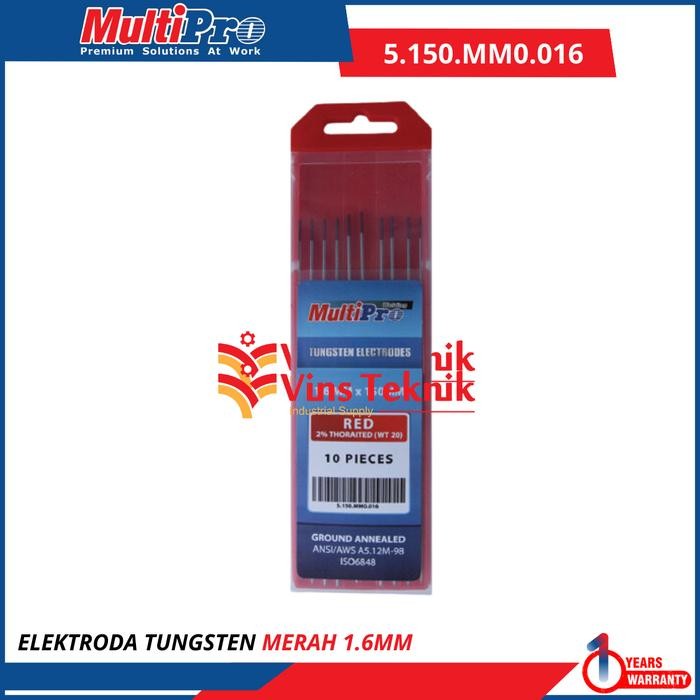 ___ Kawat Las Tungsten Merah Stainless Steel LAS Argon Tig MultiPro