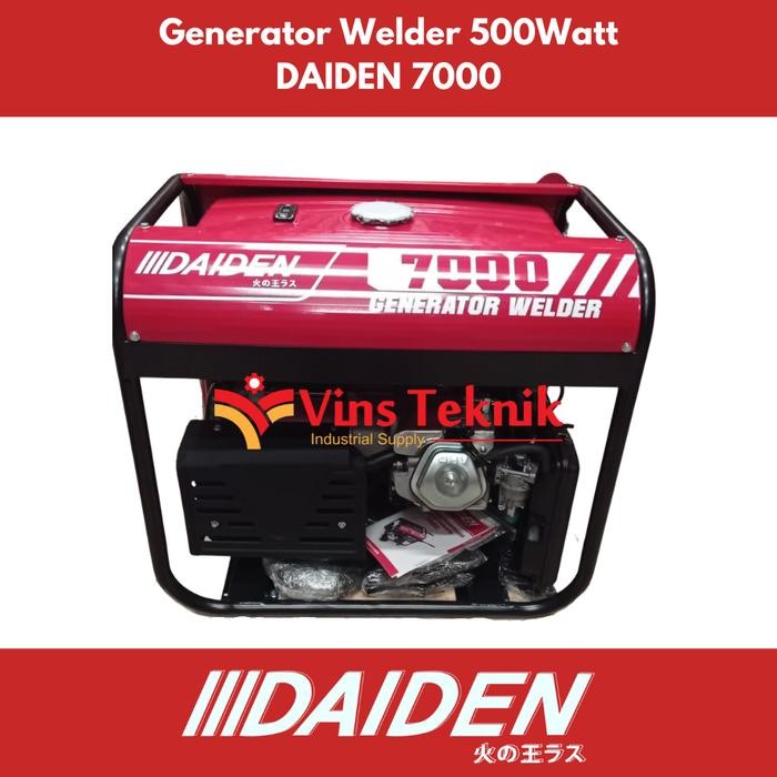 ___ Genset Las Generator Welder DAIDEN 7000 5000 WATT Bensin ORIGINAL