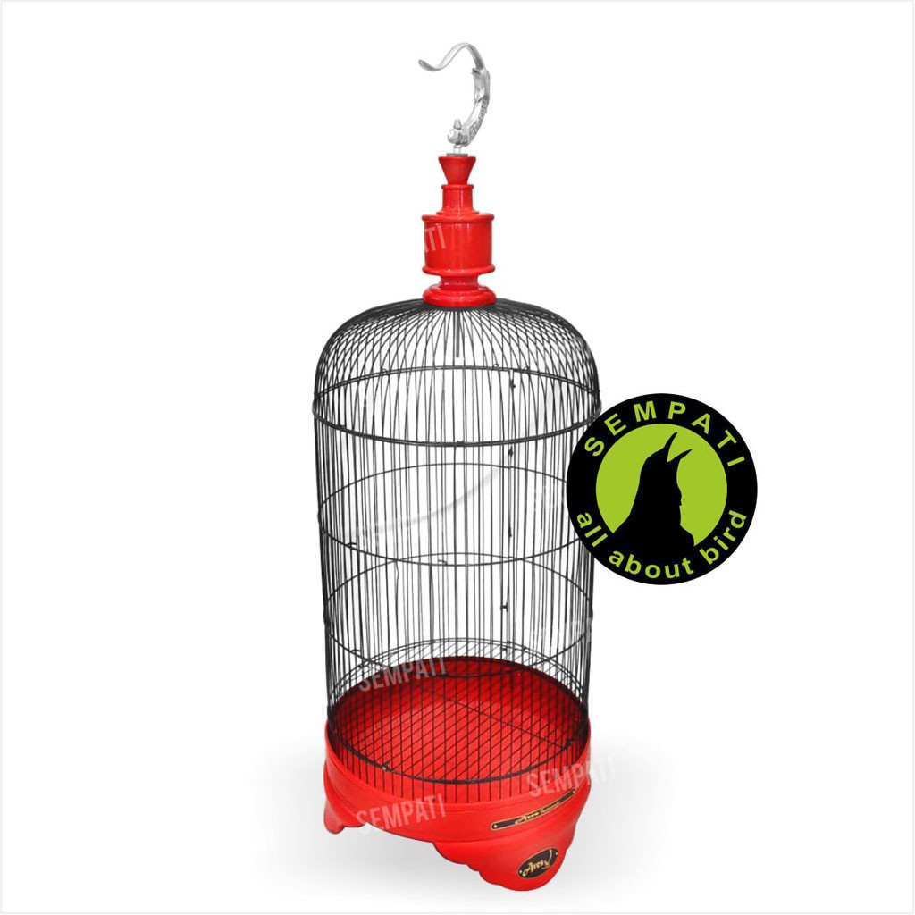 RB22 SEMPATI Tebok Aves Plus Pion Logo Fullset Tebok PVC Sangkar Kandang Burung Lovebird Love Bird