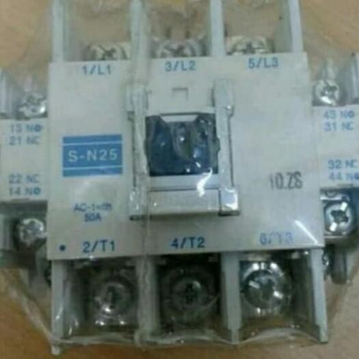 KONTAKTOR MITSUBISHI SN-25 MAGNETIC CONTACTOR SN25 TERLARIS