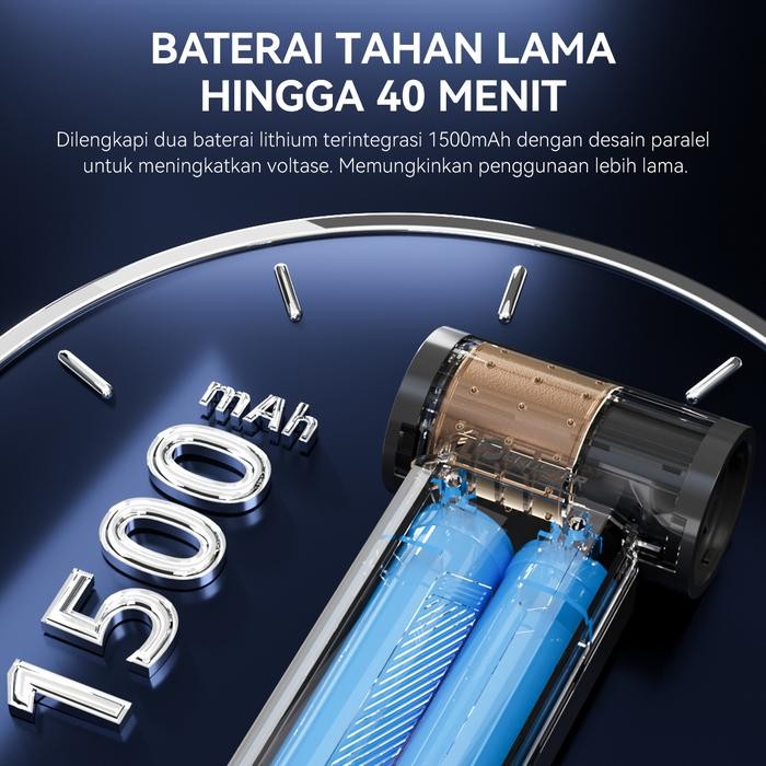 New.. Booster W01 Mini Turbo Jet Fan Usb Rechargeable Turbo Blower Fan, Motor Tanpa Sikat 130000