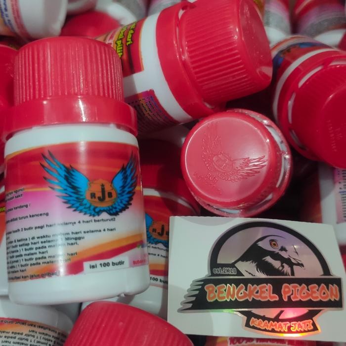 Promo.. Jamu Vitamin Doping Obat Herbal Rjb Burung Dara Merpati Lomba Kolongan