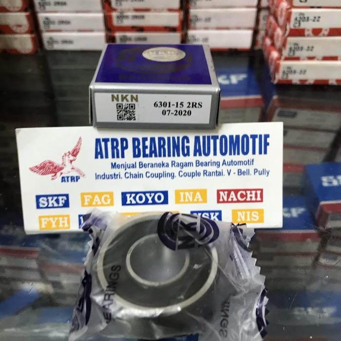 Ball Bearing 6301 2Rs 15Mm 6301-15 2Rs Nkn Kode 079