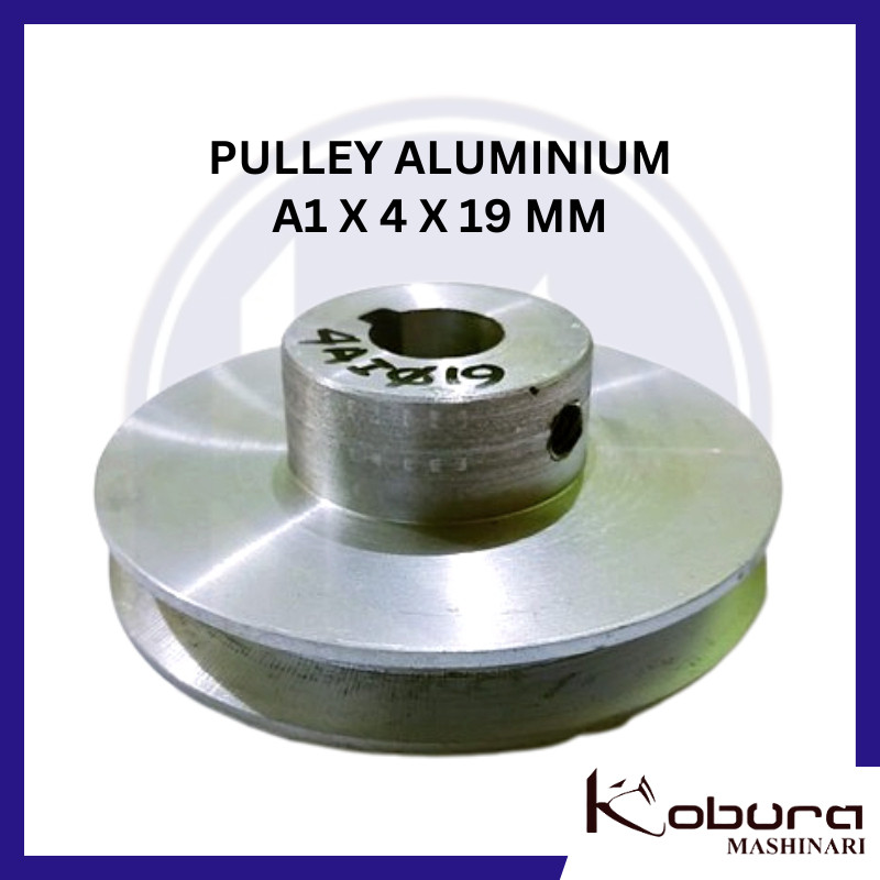 Pulley aluminium ukuran A 1 x 4 x 19 mm