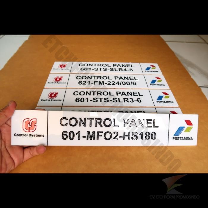 

Costum GRAVOPLY/TRAFOLYTE Name Plate Panel / Pilot Panel