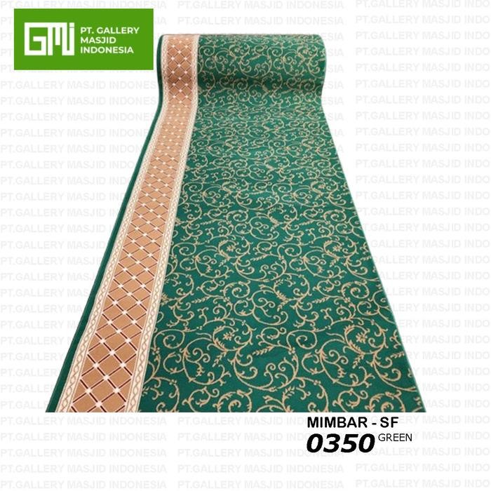 Karpet Masjid 1 Roll Murah Merk Mimbar SF-0350 / Sajadah Karpet Mushola Meteran