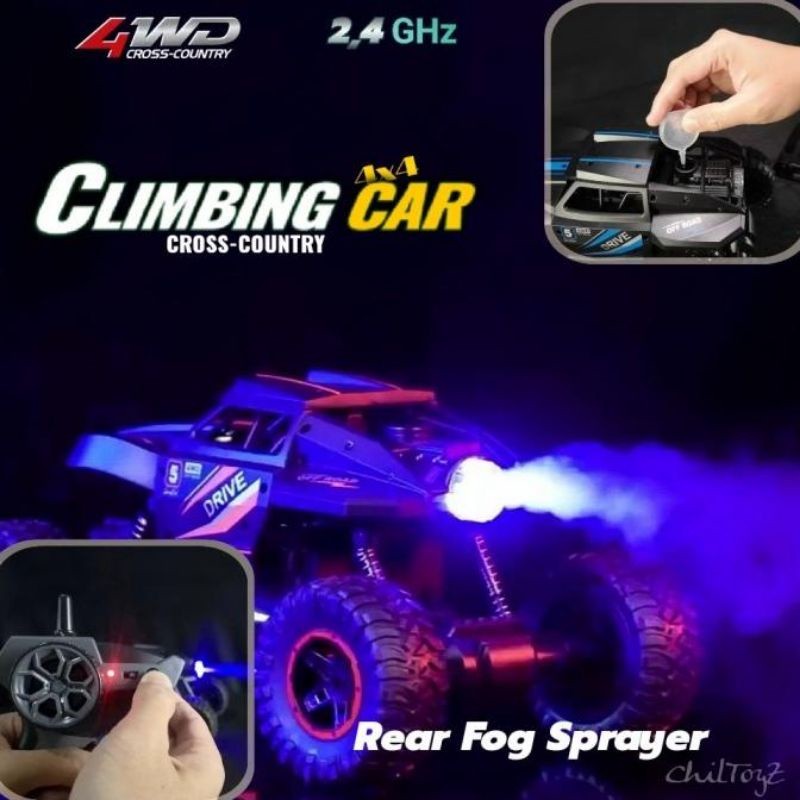RB22 Mainan remote control anti air keluar asap 4 x 4 skala 1:14 rc offroad 2 kecepatan tenaga besar