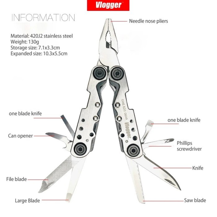 Vlogger Camera Accessories Tool KIT Multi functional combination