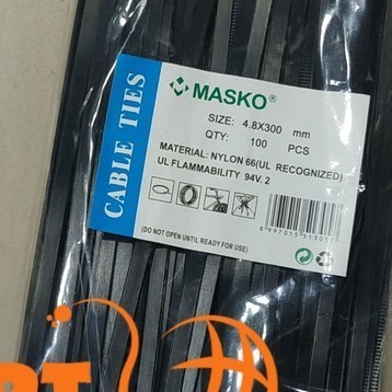 Masko Kabel Ties / Pengikat Kabel 4.8 x 300