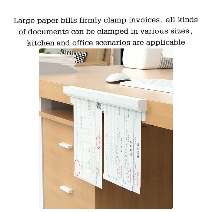 

Toso - Bill Holder 60Cm 70Cm Tidak Perlu Meninju Penjepit Kertas Bon Bill Pvc Dinding Dengan Tempat