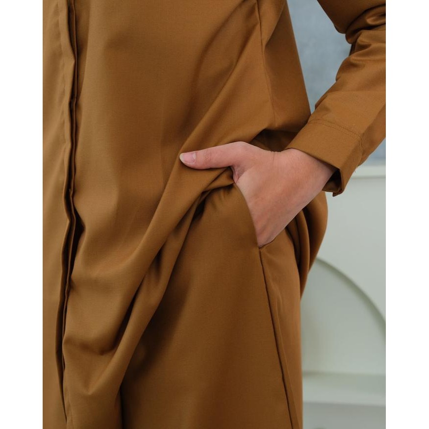 Seragam Kerja Setelan Tunik Pemda Wanita Guru Pns Pdh Baju Kancing Muslim Nyaman Panjang Kantor