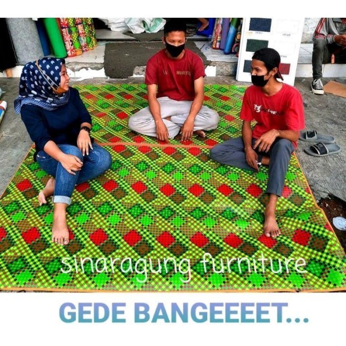 KARPET/TIKAR/SPON PLASTIK LANTAI UKURAN JUMBO HARGA PAS