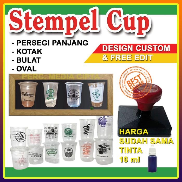 

Stempel Gelas Cup / mika / Plastik / Kaca