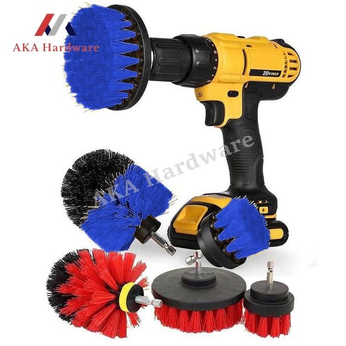 Kepala Sikat Bor Elektrik Power Cleaning Head 3 Pcs