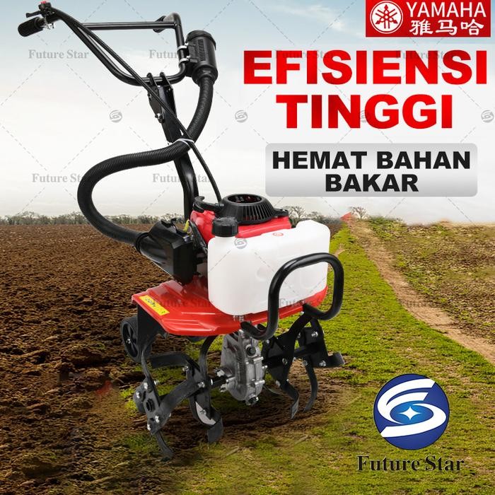 Mesin Traktor Mini Cultivator YAMAHA Bajak Lahan Sawah Basah Kering Mesin Tiller Firman Cultivator