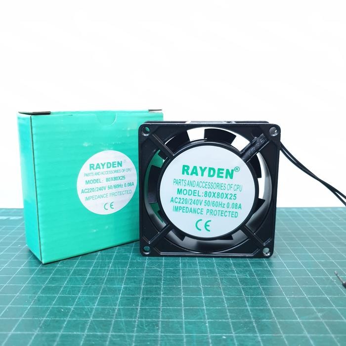Exhaust Fan Blower Kipas Panel Komputer Fan AC 220V 8cm Rayden
