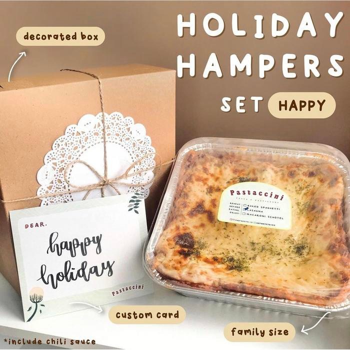 

Ready JT Hampers Pastaccini-Lasagna Baked Spaghetti Macaroni Schotel Casserole