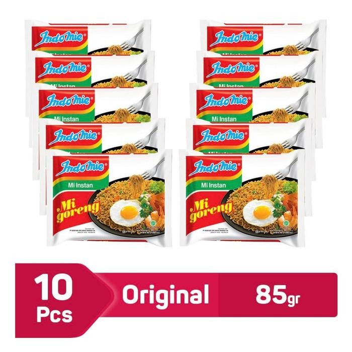 

Ready JT Indomie Goreng 85 gr (isi 10)